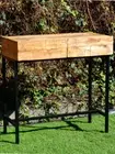 Vintage Retro Scandinavian Industrial Entry Console Hallstand Hall Table