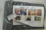 Magic Gate Dog Safety Gate Lightweight Mesh 28” tall by up to 71” Wide