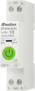 Circuit Breaker APP WiFi Enab Circuit Breaker Electricity Statistics Leakage Switch with Leakage Protection Overvoltage and Undervoltage Protection Mobile Phone Remote Control for