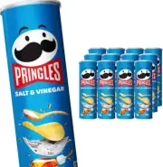 Salt and Vinegar Stacked Potato Chips, 12 Pack (12 X 134G)
