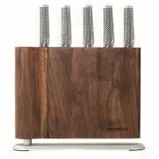 Global Knives UKU 6 Piece Knife Block Set 6pc - Walnut