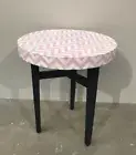 NEW Bone Inlay Side table- pink