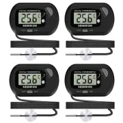 LCD Digital Aquarium Thermometer, Fish Tank Thermometer with Water-Resistant ...