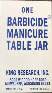 One Barbicide Manicure Table Jar