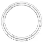 Aluminum Lazy Susan Metal Rotating Turntable 18" Mute for Dining Table Silver
