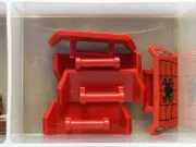 LEGO Parts - Red Vehicle, Spoiler Web Pattern - No 98834 - QTY 5