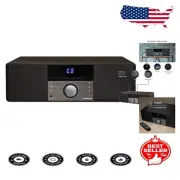 All-in-One Bluetooth FM Radio & CD Player - Digital Alarm Clock Included