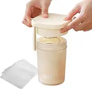 Yogurt Maker Strainer - Multi Yoghurt Strainer with Fine Mesh Bag & Lid for Thick Yogurt, Yogurt Making Milk Preparation Cheese Fermentation Juice Extraction Coffee Brewing Soup Straining