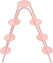 IMIKEYA Multi Tiered Display Shelf Elegant Cake Stand Dessert Holder for Parties Birthdays Events Sturdy Iron Construction for Showcasing Cupcakes Snacks
