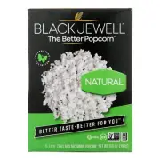 Black Jewell Microwave Popcorn - Natural - Case of 6 - 10.5 oz.