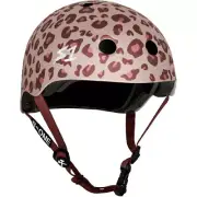 S-One Helmet Lifer XL Light Pink Cheetah - Pink Helmet Posse Collab