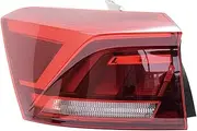 tail light Rear Bumper Tail Light Lamp Taillights Taillamp Brake Light Outer Compatible With VW T-ROC 2018 2019 2020 2021 2022(Left side)