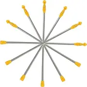 Kisangel Stainless Steel Spray Boom Telescopic Spray Wand 6pcs Garden Sprayer Misting Rods Long Agricultural Sprayer Rod