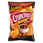 Lorenz Crunchips Roasted Chips with BBQ Sauce | 120 g / 4.23 oz | Party Chips