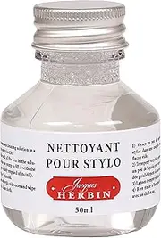 Herbin 12300T- Bottle of cleaner for fountain pens and roller pens 50 ml (product without packaging - zero waste objective)