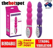 Wild Pearls GSpot Vibrator Dildo Anal Bead* Chain Massager Butt Plug Sex Toy