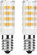 DiCUNO E14 LED Light Bulb 4W (40W Halogen Equivalent), Warm White 3000K 400LM, 220V, Non-dimmable, Small Edison Screw Bulb for Fridge/Cooker Hood, 2-Pack