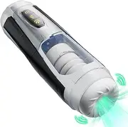 Sex Toys for Men Hands Free Electric Malemasterbrators Toy with Powerful Thrusting Rotating Modes for Stimulation Electric Pocket Pussy Vagina Men's Hoodies Charge A1G11
