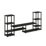 Furinno Turn-N-Tube Grand Entertainment Center Espresso / Black