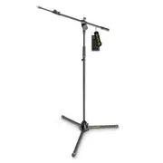 Gravity MS4322B Folding 169cm Stand w/ 2 Point Telescopic Boom For Microphone