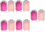 MERRYHAPY 5sets Small Suitcase Women's Makeup Case Travel Makeup Box Mini Suitcase Bag for Beauty Tools 2pcs*5