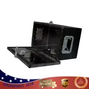 For Truck Trailer 20 Inch 5 Bar Tread Tool Box Underbody Black Aluminum