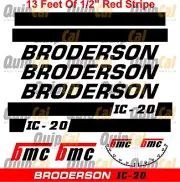 Broderson IC-20 Carry Deck Crane Decal Set