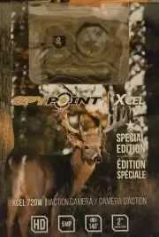 SPYPOINT XCEL 720W 5 Megapixel HD Action Camera With 2" Viewing Screen