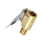 Tire Air Chuck with Clip Adapter Brass Locking Tire Inflator Nozzle Adapter Suit