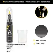 Touch Up Paint For Toyota All Models UAD5 Gray With Polish Paste