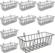 10 PCS Wire Baskets Wall Grid Panel Hanging Wire Basket Hanging Wall Baskets No