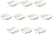 Set of 10 SS Au Gratin with Ears, 6.1 x 5.6 x 1.6 inches (15.5 x 14.2 x 4 cm) | Setomonohonpo Au Gratin Dish Made in China