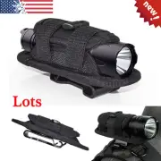 1-10 Packs Tactical Molle Flashlight Pouch Case Belt Bag Mini Tool Pouch Holster