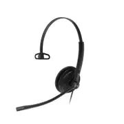 [YHS34-M] YHS34 Mono Wideband Noise-Canceling Headset, Monaural Ear, RJ9, QD Cord
