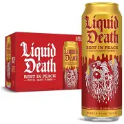 8 Pack Peach Iced Black Tea 30 Calories 6g Sugar Natural Caffeine B Vitamins