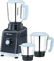 Bajaj GX 3501 500W Mixer Grinder with 3 Jars, Black