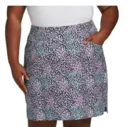 Lady Hagen Women's Golf Skort Mini Plus Size Sea Animal Print 20'' Leopard - 3X