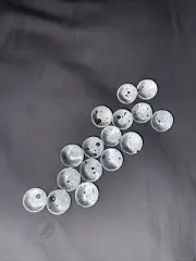16 NATURAL CLEAR QUARTZ CRYSTAL SPHERE BALL HEALING 17-19mm