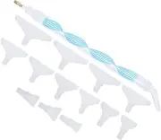 Anneome Practical Diamond Drilling Pen Diamond Drawing Tool Nail Art Supplies Plastic Pen DIY Crafts for Girls
