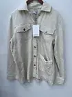 Rodebjer Marmi Denim Women’s Jacket Size L Off White NWT