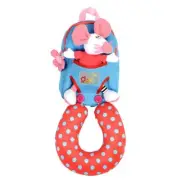 Dolce Mouse Children's Backpack with Neck Support Stuffed Animal Plush Toy