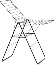 Brabantia Hangon Drying Rack, 20 Meters, Matt Black