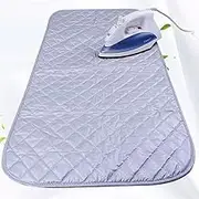 MAEEHDNKM Ironing Pad for Table Top, Portable Travel Ironing Blanket, Foldable Ironing Mat, Quilting Ironing Pad Cover, Thickened, Heat Resistant(21x23 inch(60x55 cm))