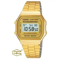 在飛比找蝦皮購物優惠-【天龜】CASIO 全金復刻中性錶 A168WG-9W