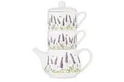Ashdene Lavender Fields New Bone China 400ml Tea For Two Teapot w 200ml Cup Set