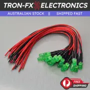 5/10/20Pcs 5mm Green Round Diffused Green Lens LED 20CM Pre Wired DC12V