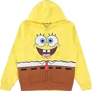 [SPONGEBOB SQUAREPANTS] Boys Costume Hoodie, Patrick Starfish, Mr Krabs, Squidward Cosplay Dress Up Costume Hoodie