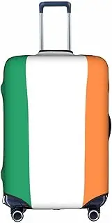 [FSCEV] Irish Flag Trolley Suitcase Protective Cover Business Travel Luggage Protector Fashion 18-32 Inches, White, S