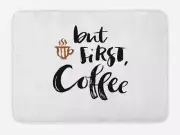 Coffee Bath Mat for Bathroom Home Decor Plush Non-Slip Mat 29.5" X 17.5"