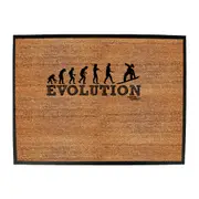 Powder Monkeez Evolution Snowboarder - Funny Novelty Doormat Man Cave Floor mat